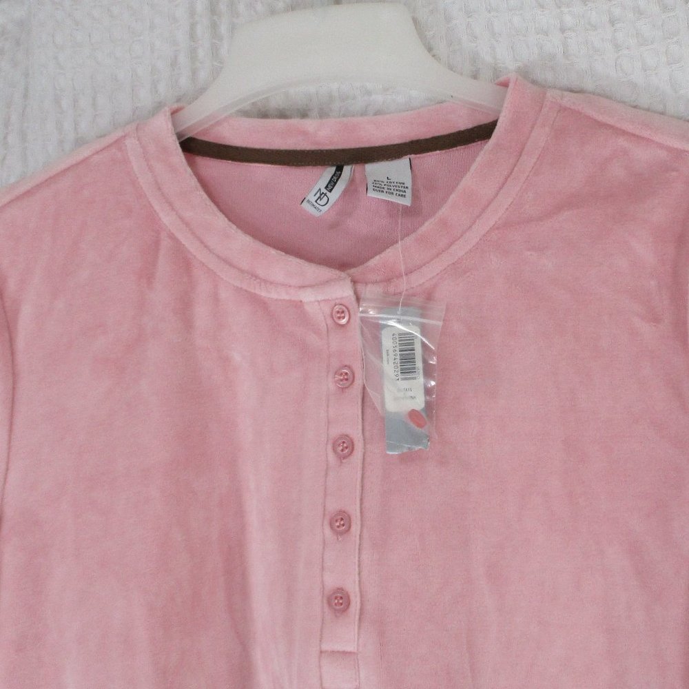 🔥NWT🔥 NEW DIRENCTIONS INTIMATES PAJAMA TOP LARGE - Picture 3 of 6